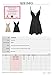 Awesome21 Women's Sexy Swing Lace up Cross Back Mini Dress