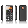 Seniorenhandy - Mobiltelefon altersgerecht f�r Senioren / alte Leute SIM frei, entsperrt f�r alle Netze, Handy ohne Vertrag, mit Taschenlampe & SOS Taste von Visionaer