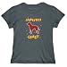 T-Shirt Womens Dark Silver  ABSOLUTELY American Pit Bull Terrier CRAZY  Dogs