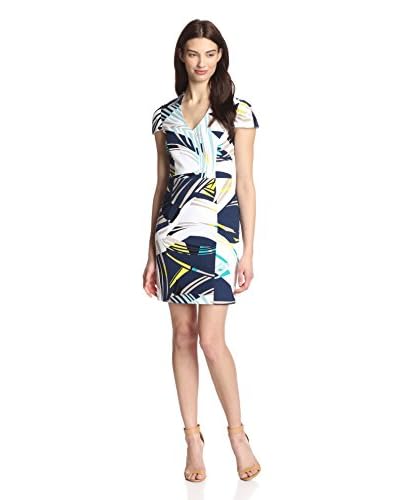 4.collective Women’s Curvilinear Split Neck Dress