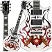 LTD EC-500 Electric Guitar (Snow White w/Redburn Graphic)