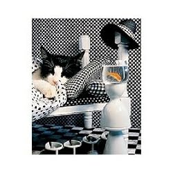 Springbok Checkerboard Cat 1000 Piece Jigsaw Puzzle