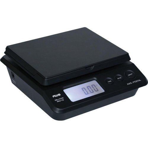 American Weigh Scales Table Top Postal Scale  Black