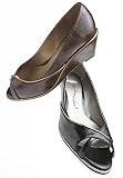 Avenue Plus Size Lexi Peep Toe Wedge (Wide Width)