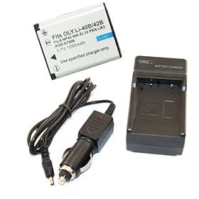 Click here to buy Battery + Charger for Olympus Li-42b Li-40b Li42b Li40b,sanyo Xacti Vpc-t700bl,kodak... by Hi-eseller Store.