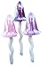 Bosmere W121 3-Pack Garden Ceramic Lawn Ornament, Toadstools, Luster Spring Colors
