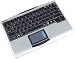 Keysonic Compact Notebook Layout Wireless 2.4Ghz Radio Frequency Keyboard With Integrated Touch Pad.