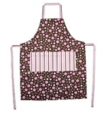 Rushbrookes Satellite apron adult Brown and pink