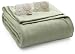 Biddeford Blankets, LLC Queen Comfort Knit Heated Blanket, Sage