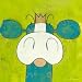 Green Cow 12x12