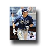 MLB Tampa Bay Devil Rays Artissimo Evan Longoria 8x10 Canvas