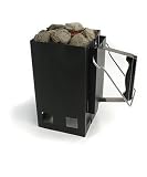 Steven Raichlen Best of Barbecue Ultimate Chimney Charcoal Starter with Handle # Chimney Starter