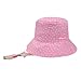 Millymook Girls Reversible Cotton Sun Hat Vintage Bucket -Pink, UPF50+