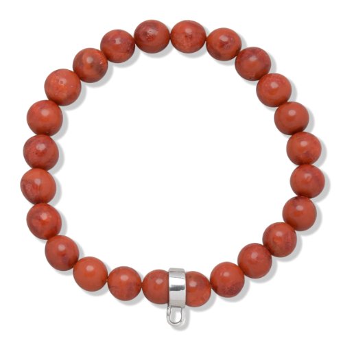 Rafalea Donata Damen-Armband Koralle ziegelrot mit Carrier 22 cm 60990031 Preisvergleich