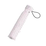 Folding Umbrella White/red Spot