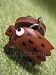 * WILD BOAR * Mini Japanese Zodiac 3D Animal Cell Phone Charms VANCA Craft Petit Mascot Leather