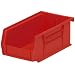 Akro-Mils 30220 Plastic Storage Stacking Hanging Akro Bin, 7-Inch by 4-Inch by 3-Inch, Red, Case of 24