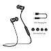 Sport Bluetooth Earbuds,Magnet Attraction V4.0 Wireless Bluetooth Headphones Earbuds Earphones Headset In-Ear Headphones Earbuds with Microphone & Stereo for Sports. (Black)
