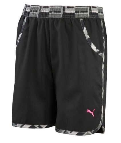 PUMA Girls Beach Shorts, black, 140, 815090 03