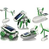 6-in-1 Solar Educational Kit Build Your Own Science Toy DIY