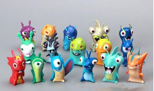16PCS / Set Slugterra PVC Cartoon Mini Action Figures Toy Decorations Toys
