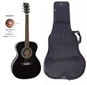 SX Concert 1 BK Full Size Acoustic Guitar with Instructional DVD and handy Carry Bag