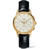 Longines Flagship Heritage Chronograph 18k Gold Mens Watch L4.756.6.72.2 by Longines