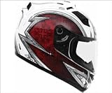 Gmax GM68 Crusader Helmet with LED White/Red XLarge