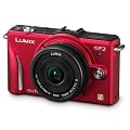 Panasonic Lumix GF2 Digital Camera with 14mm Lens - Red