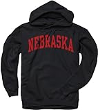 Nebraska Cornhuskers Black Arch Hooded Sweatshirt