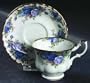 Royal Albert Moonlight Rose Cup and Saucer Set Footed