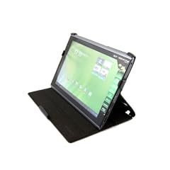StilGut UltraSlim Case extrem flaches Etui in schwarz mit Stand- und Pr�sentationsfunktion f�r Acer Iconia Tab A500/ A501