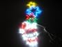 Santa Claus Putting Stars with Controller; Christmas Lights; Christmas decoration yard lights