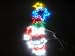 Santa Claus Putting Stars with Controller; Christmas Lights; Christmas decoration yard lights