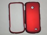 For Stright Talk Tracfone Net 10 Samsung T528g Accessory - Rubber Red Hard  ....