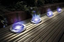Gardman Blue Solar Deck Lights