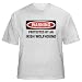WARNING PROTECTED BY AN IRISH WOLFHOUND Youth T-Shirt (for Kids) Various Colors Available