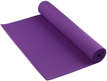 Milliard 1/4" Extra Thick Extremely Durable, Non-Slip Premium Yoga Mat/Exercise Mat, Toxin Free - 72" x 24" - Purple