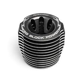 Aluminum Heat Sink Head 60x54mm Gunmetal K5.9 from Heat Sinks HPI