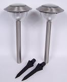 Picture Of Stainless Steel Solar Lights (twin pack)