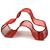 Kimco SomerSault 3-Bottle Wine Rack, Red