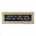 TRUST IN THE LORD RELIGIOUS THEME CHRISTIAN WALL PLAQUE