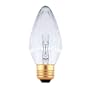 Bulbrite 25F15CL 25W Fiesta Style Chandelier Bulb, Medium Base, Clear