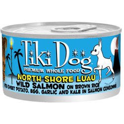Best Price Tiki Dog North Shore Luau - Wild Salmon on Brown Rice w/ Sweet Potato (12/2.8oz cans)