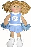 North Carolina Tar Heels Large 16 Cheerleader Rag Doll