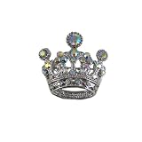 Vintage Crown Pin Crystals 1.25 x 1.25