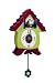 Kitchen & Housewares : HeadsUp Design HawCoo Clock - Cuckoo type clock with Donkey character