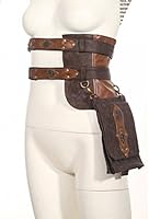 Steampunk Cosplay Steam Punk Clothing Leather Utility Belt Girls Messenger Bags