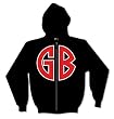GORILLA BISCUITS - GB - Black Zip Up Hoodie