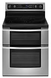 GGE390LXS Whirlpool Gold 30 Double Oven Freestanding Electric Range - Stainless Steel